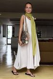 Made in Italy Aster Pocketed Cocoon Dress Stone